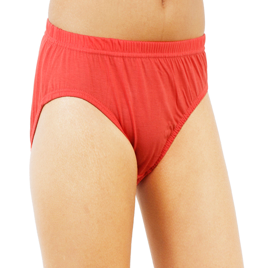Women Full Coverage Solid Colour Hipster Panty 10 Pcs Pack