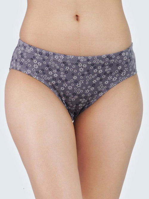 Women Full Coverage Printed Hipster Panty 12 Pcs Pack